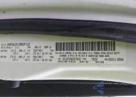 2013 Ram 1500 Tradesman z USA, uszkodzony, nr VIN 3C6JR7DG8DG579032